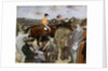 Horseracing by Jean Louis Forain