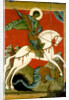 Saint George and the Dragon, late 14th century by Unknown