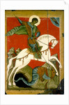 Saint George and the Dragon, late 14th century by Unknown