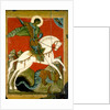 Saint George and the Dragon, late 14th century by Unknown
