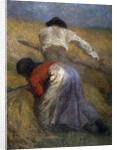 The Harvest, 19th century. by Adolphe Monticelli