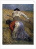 The Harvest, 19th century. by Adolphe Monticelli