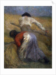 The Harvest, 19th century. by Adolphe Monticelli