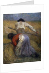 The Harvest, 19th century. by Adolphe Monticelli