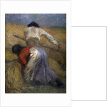 The Harvest, 19th century. by Adolphe Monticelli