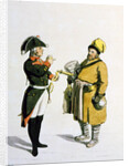 Sbiten vendor, 1799. by Christian Gottfried Heinrich Geissler