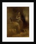 Woman with a Baby in Her Lap, 1890s. by Eugene Carriere