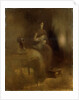 Woman with a Baby in Her Lap, 1890s. by Eugene Carriere