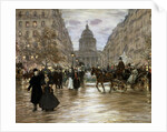 Boulevard Saint-Michel, late 19th or early 20th century. by Jean Francois Raffaelli