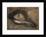 Head of a Sleeping Woman, 19th or early 20th century by Eugene Carriere