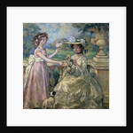 Two Girls on a Terrace, 1903. by Charles Guerin