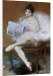 Sitting Ballet Dancer, 1890. by Pierre Carrier-Belleuse