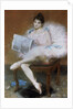 Sitting Ballet Dancer, 1890. by Pierre Carrier-Belleuse