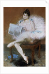 Sitting Ballet Dancer, 1890. by Pierre Carrier-Belleuse