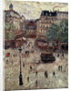 A Square in Paris, 1907. by Georges Leon Dufrenoy