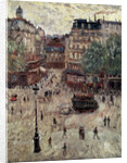 A Square in Paris, 1907. by Georges Leon Dufrenoy