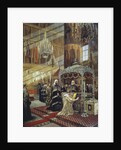 Tsar Alexis and Patriarch Nikon at the coffin of Metropolitan Philip of Moscow, 17th century (1886) by Alexander Litovchenko