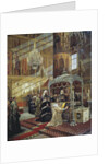 Tsar Alexis and Patriarch Nikon at the coffin of Metropolitan Philip of Moscow, 17th century (1886) by Alexander Litovchenko