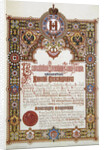 Announcement of the coronation of Tsar Nicholas II and Tsarina Alexandra Fyodorovna, 1896 by Ivan Ropet