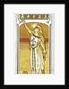 Poster for an exhibition at the Stroganov School, Moscow, Russia, 1897. by Lev Kekushev