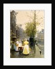An October Morning in Amsterdam, c1895 by Hans Hermann
