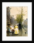 An October Morning in Amsterdam, c1895 by Hans Hermann