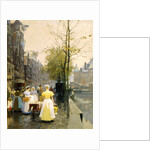 An October Morning in Amsterdam, c1895 by Hans Hermann