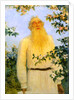 Portrait of the author Leo N Tolstoy, 1912. by Il'ya Repin