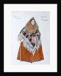 Costume design for the play The Storm, by Alexander Ostrovsky, 1916 by Aleksandr Golovin