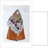 Costume design for the play The Storm, by Alexander Ostrovsky, 1916 by Aleksandr Golovin