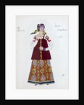 Costume design for the play The Storm by Alexander Ostrovsky, 1916. by Aleksandr Golovin
