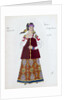 Costume design for the play The Storm by Alexander Ostrovsky, 1916. by Aleksandr Golovin