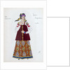 Costume design for the play The Storm by Alexander Ostrovsky, 1916. by Aleksandr Golovin