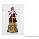 Costume design for the play The Storm by Alexander Ostrovsky, 1916. by Aleksandr Golovin