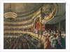 Auditorium of the Bolshoi Theatre, Moscow, Russia by Mihaly Zichy