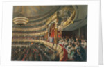 Auditorium of the Bolshoi Theatre, Moscow, Russia by Mihaly Zichy