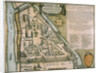 Map of the Moscow Kremlin (Castellum Urbis Moskvae), Russia, 1597 by Willem Blaeu