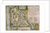 Map of the Moscow Kremlin (Castellum Urbis Moskvae), Russia, 1597 by Willem Blaeu