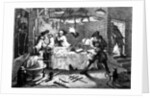 Illustration from the poem Hudibras, by Samuel Butler, 1726. by William Hogarth