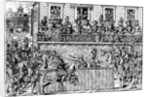 Death of King Henry II at the Tournament, 1559 (1570) by Jean Jacques Perrissin