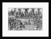 Death of King Henry II at the Tournament, 1559 (1570) by Jean Jacques Perrissin