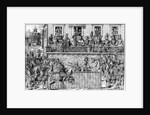 Death of King Henry II at the Tournament, 1559 (1570) by Jean Jacques Perrissin