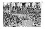 Death of King Henry II at the Tournament, 1559 (1570) by Jean Jacques Perrissin