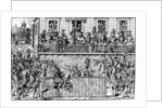 Death of King Henry II at the Tournament, 1559 (1570) by Jean Jacques Perrissin