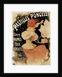 Advertising poster for Pastilles Poncelet, a cold and bronchitis remedy, 1896. by Jules Cheret