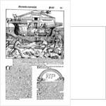 Page from the book The Nuremberg Chronicle, by Hartmann Schedel, 1493. by Michael Wolgemut