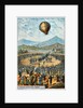 First test flight of a hot air balloon at Annonay, France, 4 June, 1783 (1890s) by Anonymous