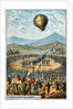 First test flight of a hot air balloon at Annonay, France, 4 June, 1783 (1890s) by Anonymous
