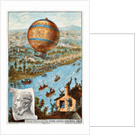 First aerial voyage of Pilâtre de Rozier and dArlandes, Paris, France, 1783 (1890s). by Anonymous