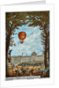 First aerial voyage by Charles and Robert, Paris, France, 1783 (1890s). by Anonymous